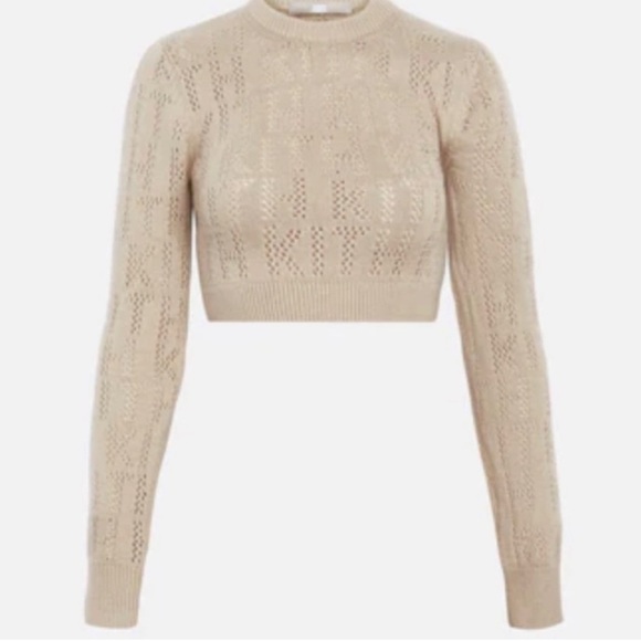 Kith Cropped Monogram Sweater Sz S - Picture 3 of 6